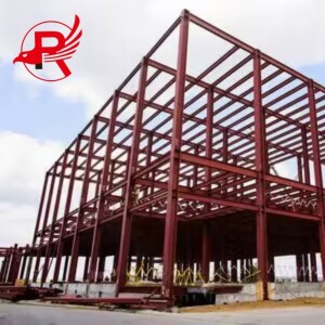 Tilpasset præfabrikeret præfabrikeret stålkonstruktion bygningslager/værksted til industrielt byggeri