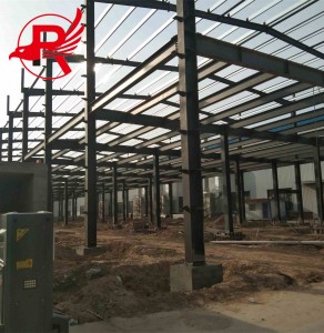 China Prefabricated Steel ဆောက်လုပ်ရေး Factory Light Weight Steel Structure