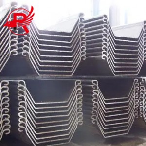 400 500 600 U වර්ගය Larsen Hot Roll Steel Sheet Pile මිල කි.ග්රෑ.