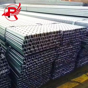 Hot Rolled Steel Profile Unistrut C Channel Steel စျေးနှုန်း