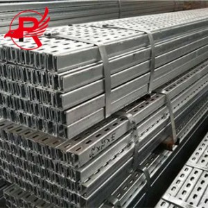 Unistrut Channel Usayizi/Strut Slotted C Isiteshi Steel Price Manufacturer
