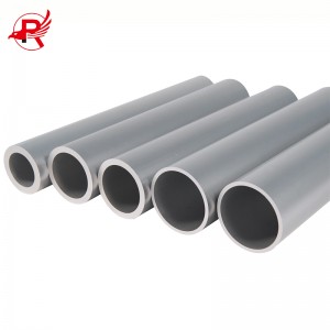 Tubo redondo de aluminio 6061 anodizado prata de 10 polgadas de aluminio sen costura