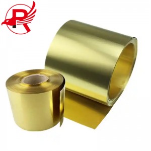 Kobberspiral 0,5 mm CuZn30 H70 C2600 Kobberlegering Messing Strip / Messing Tape / Messing Sheet Coil