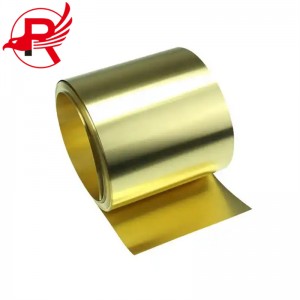 Copper Coil 0.5mm CuZn30 H70 C2600 Copper Alloy Brass Strip / Brass Tape / Brass Sheet Coil