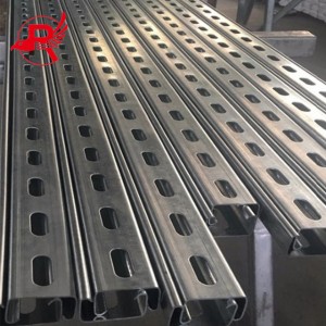 Factory Direct Supply Slotted Galvanized Unistrut HDG Gi Strut C Channel Steel