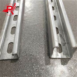 Hot Dipped Galvanized Steel Slotted Strut C Channel