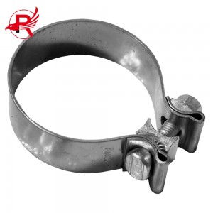 American Hose Clamp Chinese Manufacturer Adjustable Pipe Steel Nut Clamp Silver