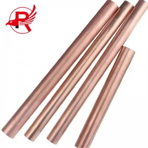 Varilla de cobre sin oxígeno C10100 C10200, disponible, barra de cobre de tamaño regular, entrega rápida, varilla de cobre roja