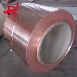 Feuille de cuivre de bobine de cuivre de haute qualité pour la bande de cuivre pure d'électronique