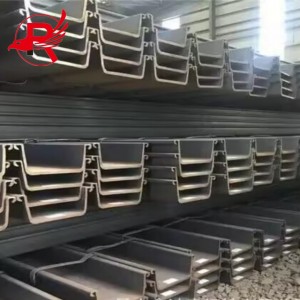 Pembekal Jenis Pembuatan Keluli Rolled Hot Rolled Larssen China U Steel Pipe Pile Pembinaan