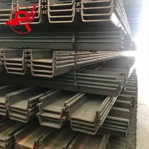 Hot U Sheet Pile Produsen Cina Digunakake Steel Sheet Piling For Sale