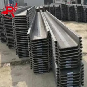 Proveïdor de tipus de fabricació d'acer laminat en calent Larssen Xina U Construcció de pila de canonades d'acer