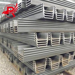 Hot Rolled Steel U Type SX10 SX18 SX27 Steel Sheet Piling Pile for Construction