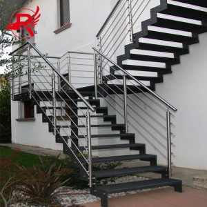 Spiral Staircase Outdoor Modern Desain Tangga Steel Metal Staircase Kanggo Outdoor
