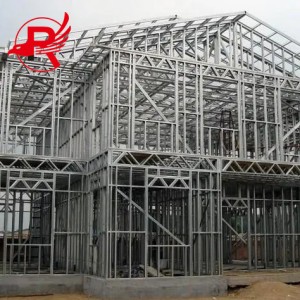Estructura de acero del marco de la casa prefabricada del almacén del cobertizo de acero