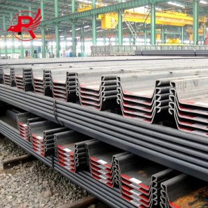 ASTM A572 6mm 600X355X7mm U Type Formed Structural Hot Rolled Carbon Steel Sheet Pile