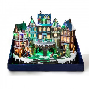 The Christmas Toy Plastic Village Collections Music Box