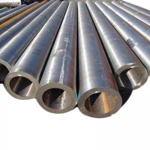 Factory supplied China Factory Ms ERW Welded Cold Rolled Black Tube Carbon Steel Welded Pipe