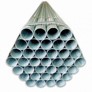 Factory source Carbon Steel Tube - Round pipe galvanzied steel pipe  – SHUNYUN