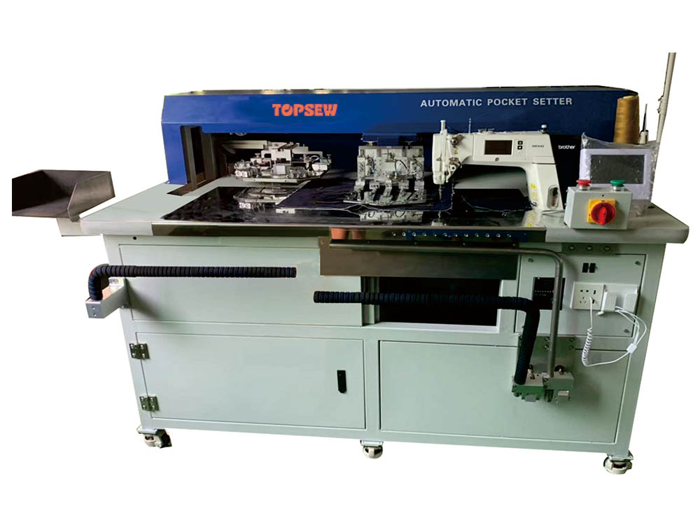 Fully Automatic Free Iron Light and Medium heavy  Pocket Setting Machine  TS-199-7300A Featured Image