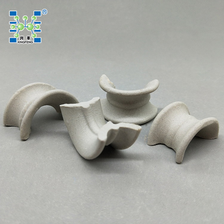 Random Tower Packing Ceramic Intalox Saddles Ring