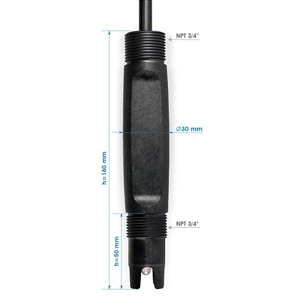Personlized Products Online Turbidity Meter Manufacturers - CS1768 Plastic Housing Industrial Online pH Sensor for Wastewate – Chunye