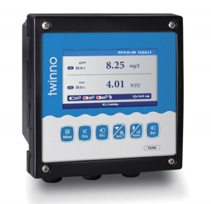 Transmisor de pH/ORP en liña T6200 Monitorización do tratamento de augas residuais