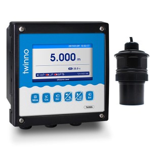 T6085 Online Ultrasonic Liquid Level Méter Cai Level Pangukuran Transmitter