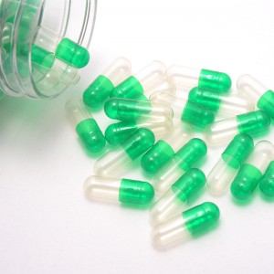 High filling rate size 00 to 2 color and printing customized purple vegetable empty capsules for health product
