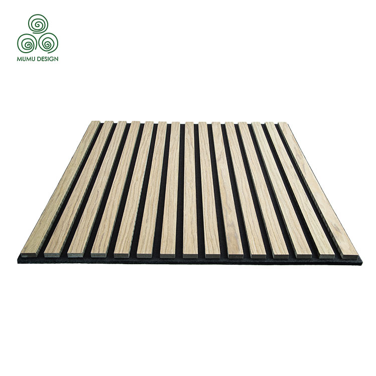 3D Thick  Wood Sound Proof  Wooden Standing Veneer Acoustic Panel
