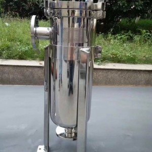 Stainless top entry single bag filter housing chemical filter machine