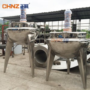 CHINZ 30L ज्याकेट गरिएको भाँडो स्टेनलेस स्टील ट्याङ्क ज्याकेट केटल