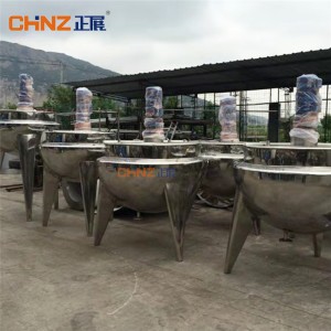 CHINZ Jaket ketel Series 30L Industrial Mesin Equipment Mixer Otomatis Jeung Agitator