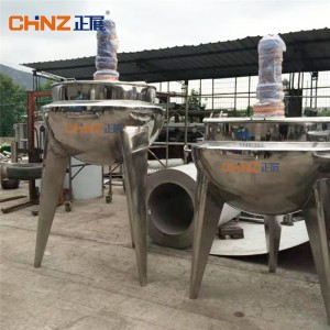 CHINZ Ceketli Su Isıtıcısı Serisi 30L Endüstriyel Otomatik Mikser Ekipmanları Karıştırıcılı Makine