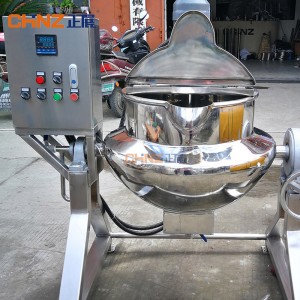 Industrial Electric Heating Sauce Jacket Kettle With Agitator