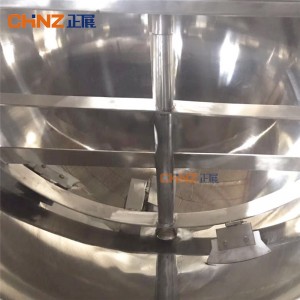 CHINZ خزانات الفولاذ المقاوم للصدأ سترة غلاية وعاء مغلف غير متحرك