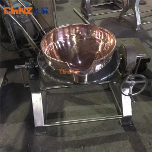 CHINZ rustfritt stål kappet vannkoker maskineri utstyr