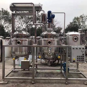 Herbal extracting concentrator unit
