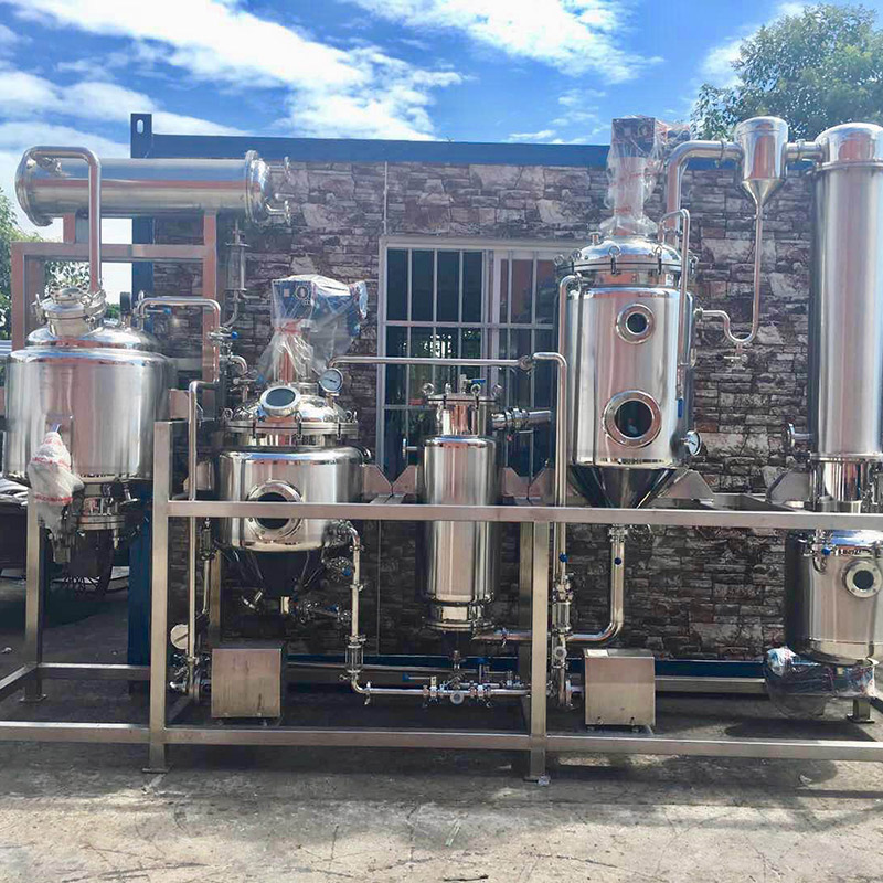 Herbal-extracting-concentrator-unit