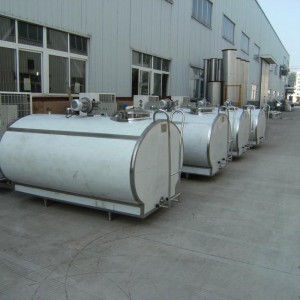 Depozita e ruajtjes së rezervuarit të ftohjes së qumështit të makinës së ftohësit të qumështit prej çeliku inoks