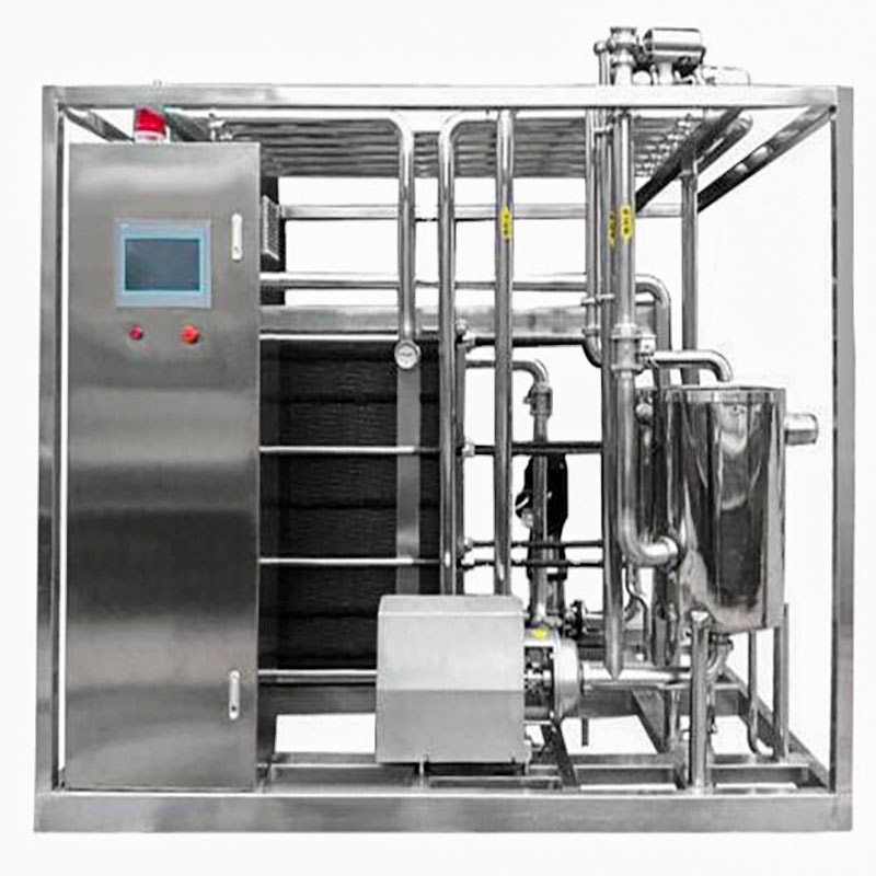 automatisk Plate Pasteurizer UHT Fresh Milk Sterilisator