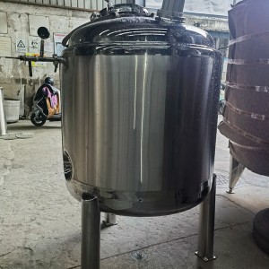 Réservoir de stockage chimique de réservoir de stockage cosmétique de vide d'acier inoxydable