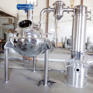 High Efficient Stainless Steel Ball Type Vacuum Concentration Tank