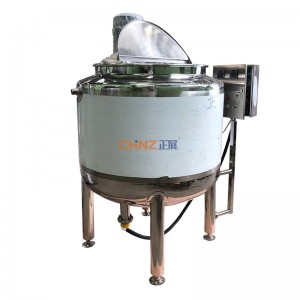 Stainless steel dairy juice beverage emulsifying mixing tank