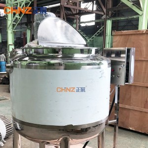 Stainless steel dairy juice beverage emulsifying mixing tank