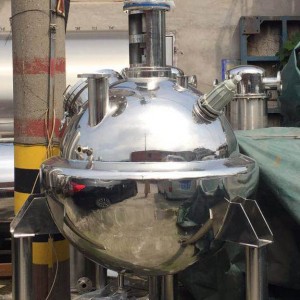 Rustfritt stål 304 sfærisk vakuum konsentrasjon Tank Food