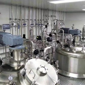 High speed vacuum homogeneous emulsifying mixer cosmetics tank
