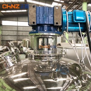 Chinz Bottom Emulsifying Tank Vacuuming Dairy Mixer Machine