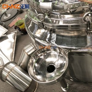 Chinz Bottom Emulsifying Tank Vacuuming Dairy Mixer machin