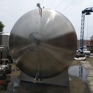 Depozita e ruajtjes së ujit të lëngshëm prej çeliku inox SS 304/316